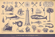 SALE! 100 Nautical Illustrations, an Object Illustration by Anja Kaiser (Thumbnail 2 of 4)