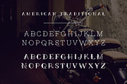American Traditional + Free Flash!, a Serif Font by Midnight Grim (Thumbnail 2 of 8)