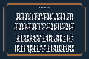 Actions American - Vintage Font