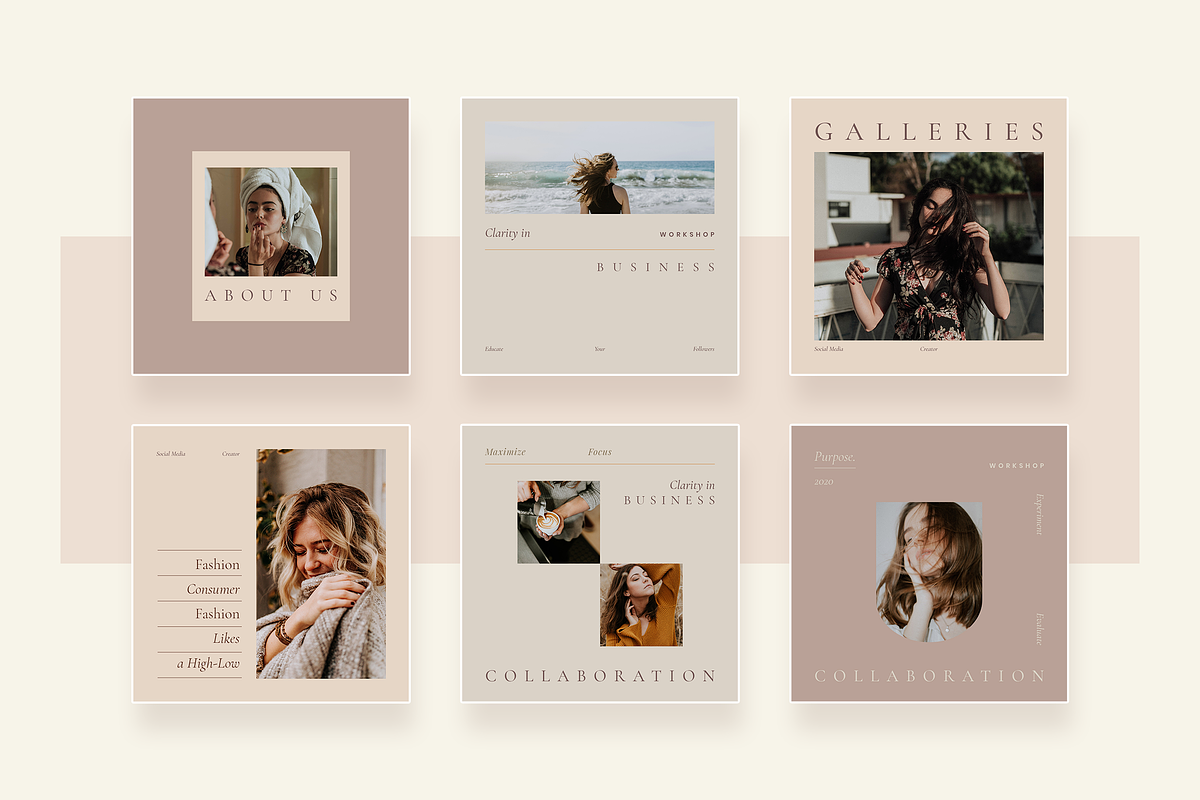 Minimalist Instagram Post & Story, a Social Media Template by peterdraw (Photo 2 of 11)