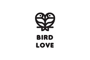 Bird Love Logo, a Branding & Logo Template by Last Spark (Thumbnail 2 of 7)