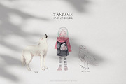 ARCTIC ANIMALS watercolor set PART 1, an Animal Illustration by Natali Smolova (Thumbnail 2 of 7)