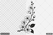 Cherry Blossom SVG PNG Bundle, an Illustration by Actual Pixel (Thumbnail 20 of 33)