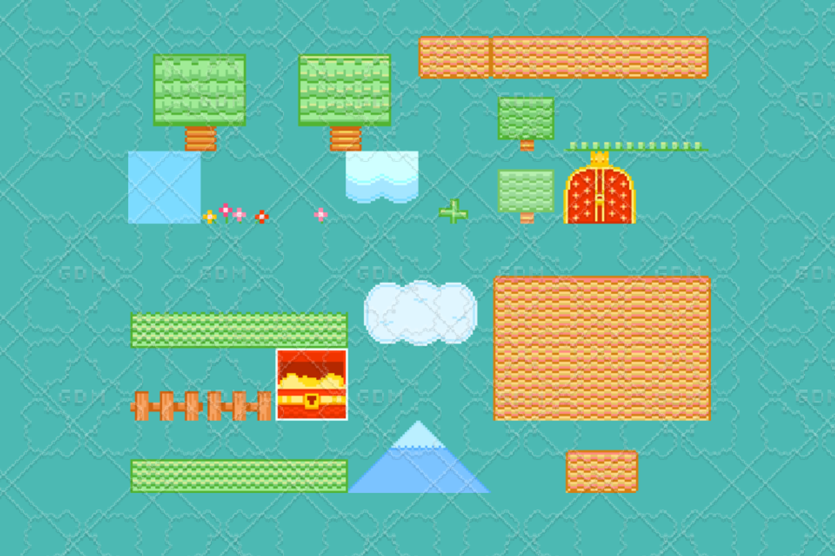 32x32 Fantasy Platformer Gamepack, an Illustration by Fassous game assets (Photo 4 of 4)