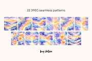 Aura Glow Pastels Seamless Patterns, a Pattern Graphic by Anna Design Studio (Thumbnail 2 of 6)