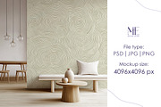 Wallpaper Mockup, Boho Wall Paper, a Mockup by Mie Mockup Studio (Thumbnail 6 of 10)