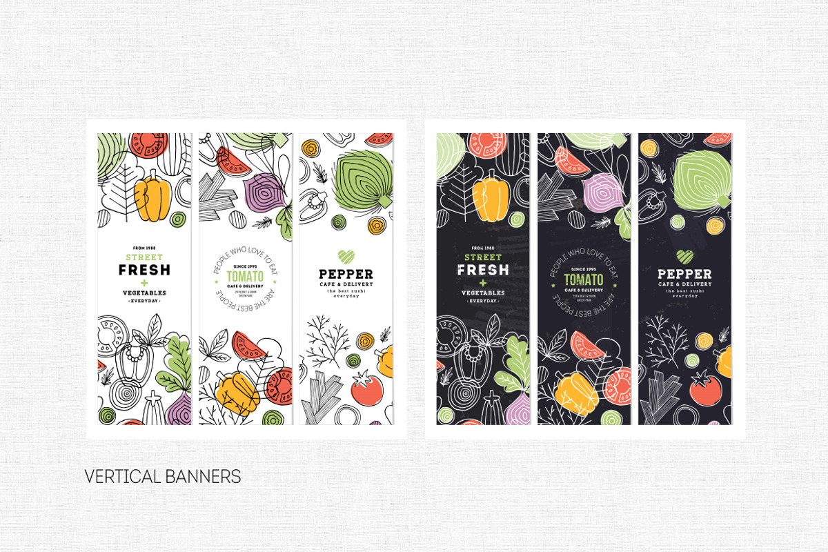 Vegetables illustrations, a Food Illustration by adehoidar (Photo 5 of 5)
