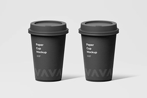 Paper Cup Mockup, a Cups & Container Mockup by zpackcreative
