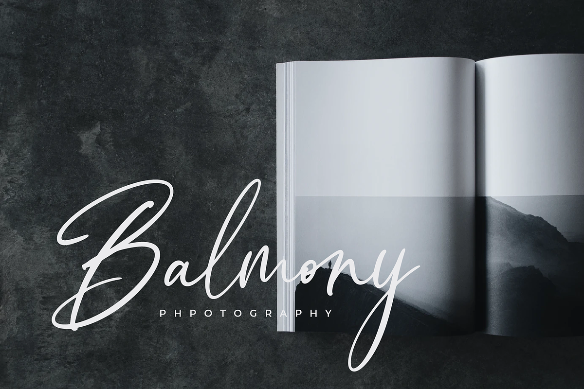 Valment Calligraphy Font preview 5