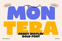 Montera - Food Font