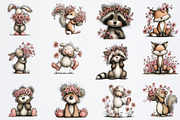 Spring Animals Clipart, an Illustration by Watercolor design (Thumbnail 3 of 6)