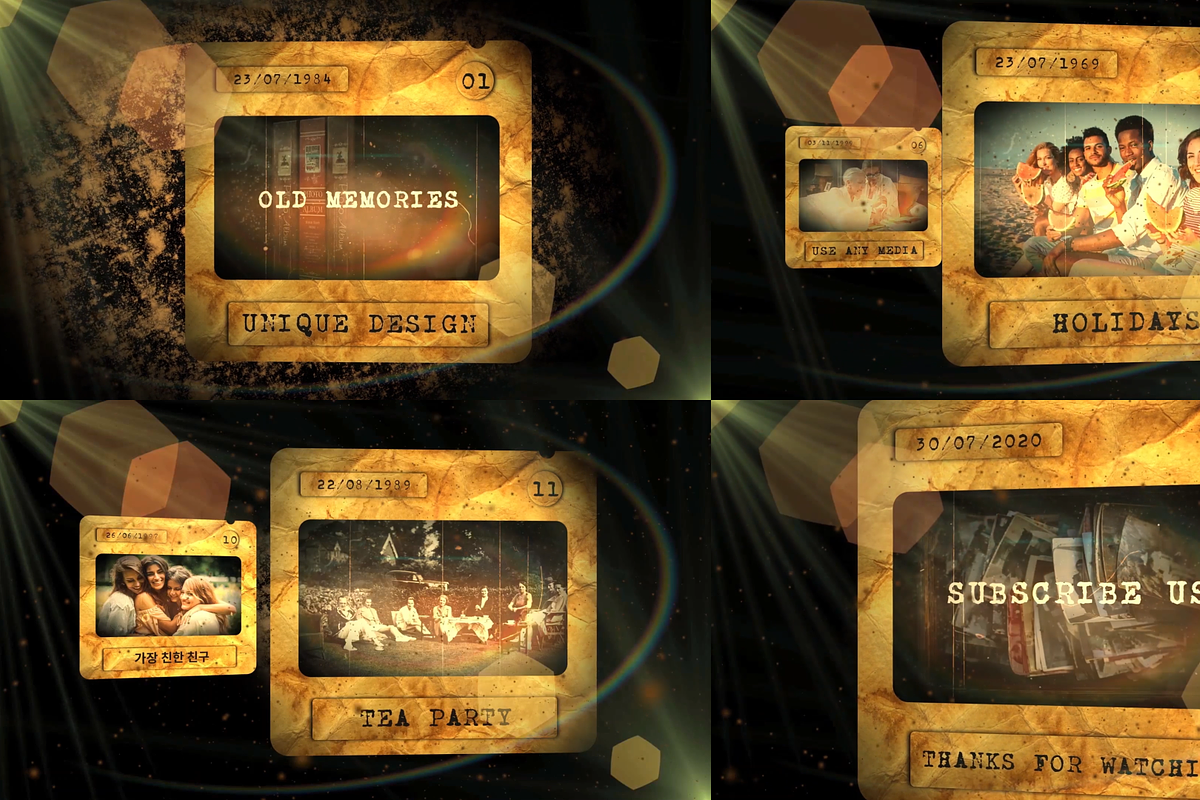 Old Slides | DaVinci Resolve, a Templates & Theme by FlashFXbox (Photo 1 of 2)