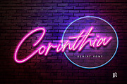 Corinthia Font, a Script Font by Ivan Rosenberg (Thumbnail 1 of 10)