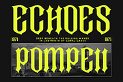 Rocky Past - Blackletter Display, a Blackletter Font by Say Studio (Thumbnail 5 of 13)
