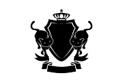 Cats Coat of Arms, a Branding & Logo Template by vectalex (Thumbnail 2 of 2)
