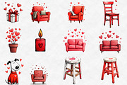 Doodle Valentine Day Clipart, an Illustration by Designworld (Thumbnail 5 of 6)
