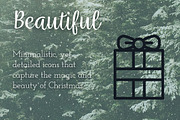 Monoline Christmas Icons, an Outline Icon by Art of a Champion (Thumbnail 3 of 4)