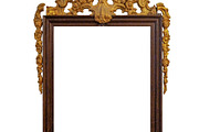 Ornate golden picture frame isolated photo, a Background Photo by DanFLCreativo (Thumbnail 1 of 2)