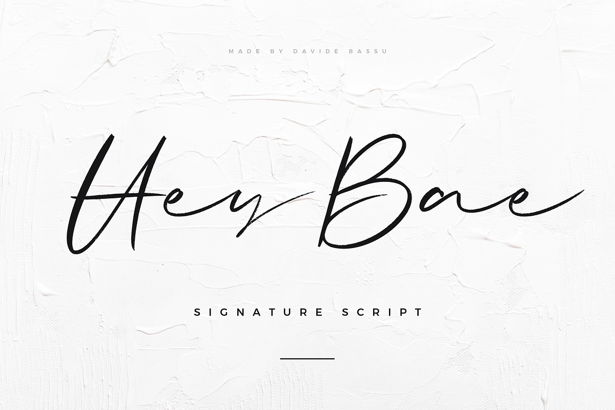 Hey Bae - Signature Script