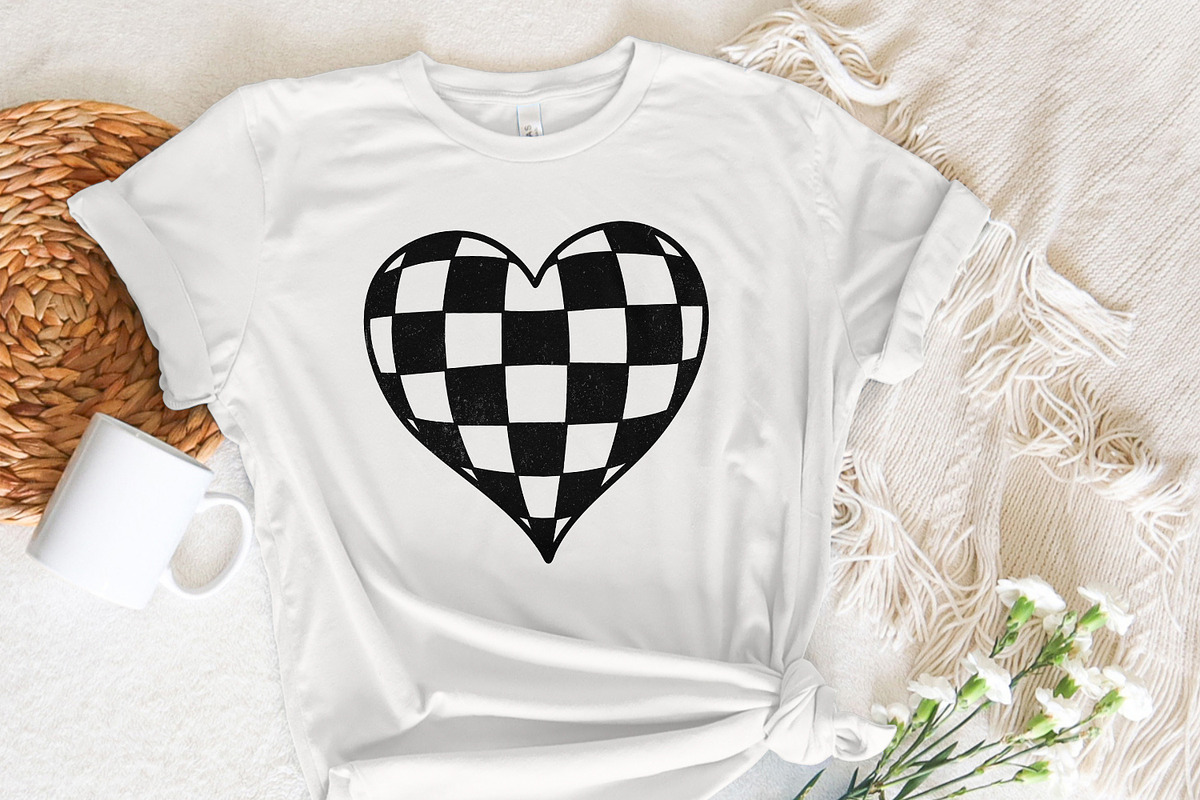 Checkered Heart PNG, Valentines Day, an Illustration by SharpMarketplace (Photo 7 of 9)