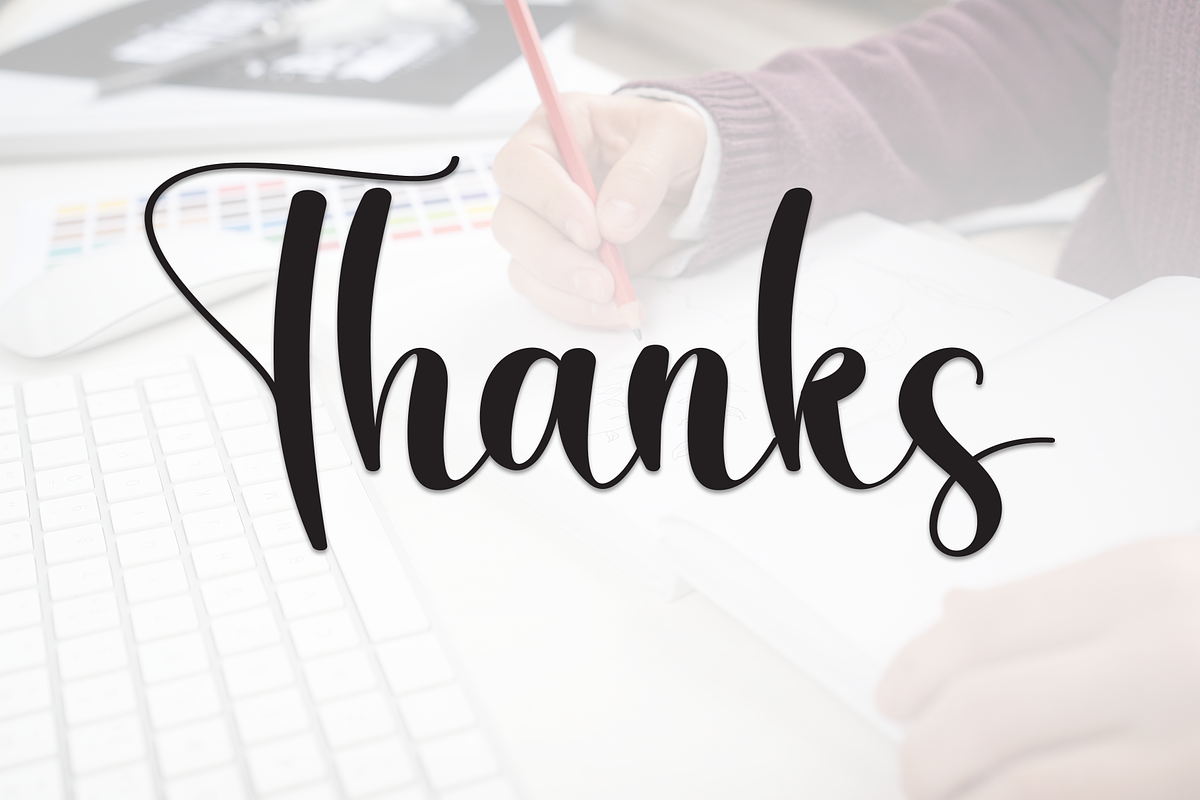 Grading | Script Font, a Handwritten Font by Scratchones (Photo 9 of 9)
