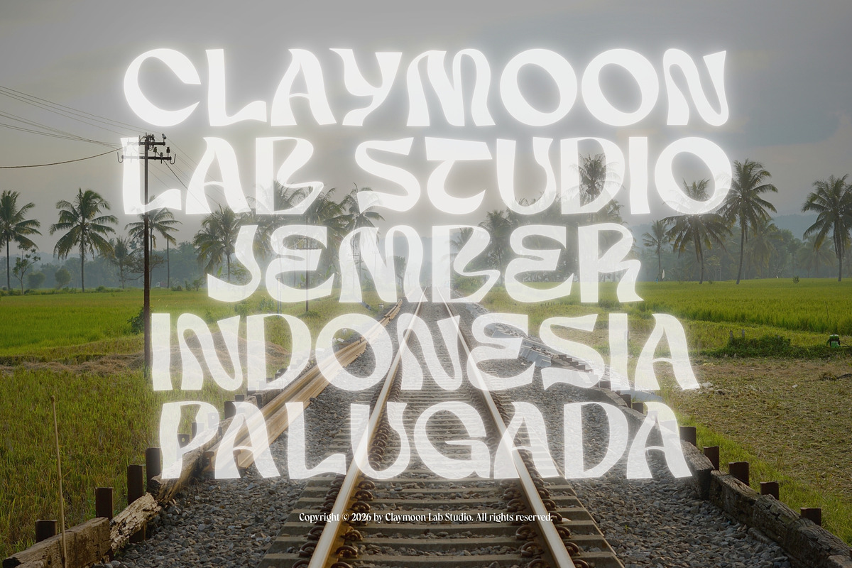 Bramble Bold Playful Chunky Display, a Sans Serif Font by Claymoon Lab (Photo 4 of 8)