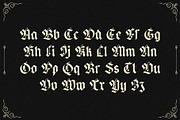 Engourdi Blackletter Font, a Blackletter Font by Heinzel Std (Thumbnail 12 of 18)