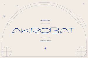 Akrobat - Thin & Elegant Typeface