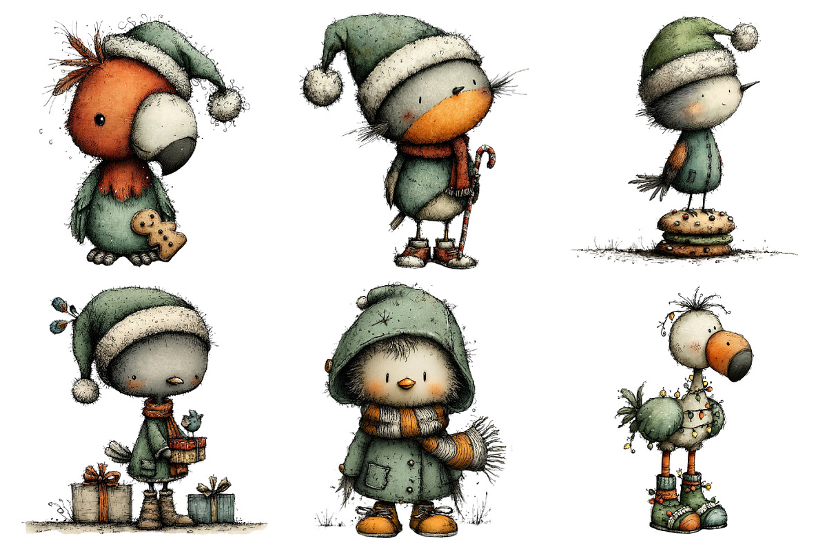 Winter Bird Clipart Bundle, an Illustration by Daily.Designs (Photo 3 of 5)