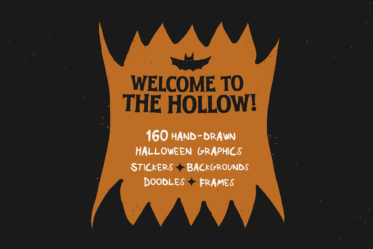 Haunted Hollow: Halloween Kit., a Seasonal Illustration by Red Monkey (Photo 2 of 11)