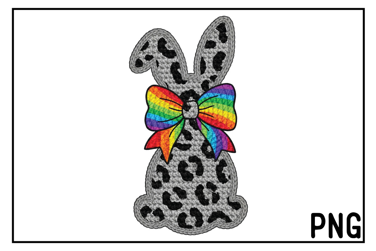 Easter Yarn Crochet Easter Bunny PNG, an Illustration by Black Bird Studio (Photo 1 of 3)
