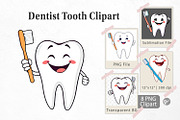 Dentist Tooth Clipart, a Graphic by Artnoy (Thumbnail 1 of 5)