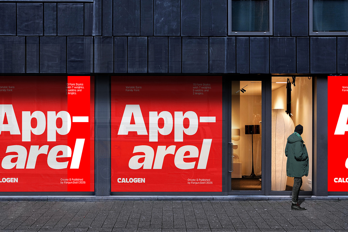 Calogen, a Sans Serif Font by Fargun Studio (Photo 13 of 15)