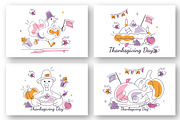 6 Thanksgiving Day Illustration, a Seasonal Illustration by denayunebgt (Thumbnail 2 of 3)