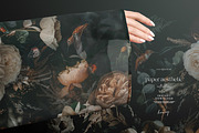 Dark Floral Background, a Pattern Graphic by paper aesthetic (Thumbnail 10 of 10)