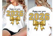 Happy New Year Glitter Coquette PNG, an Illustration by SinaCreation (Thumbnail 7 of 10)