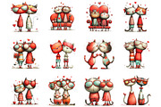 Sassy Cat Couple Png Clipart, an Illustration by Designking (Thumbnail 2 of 5)