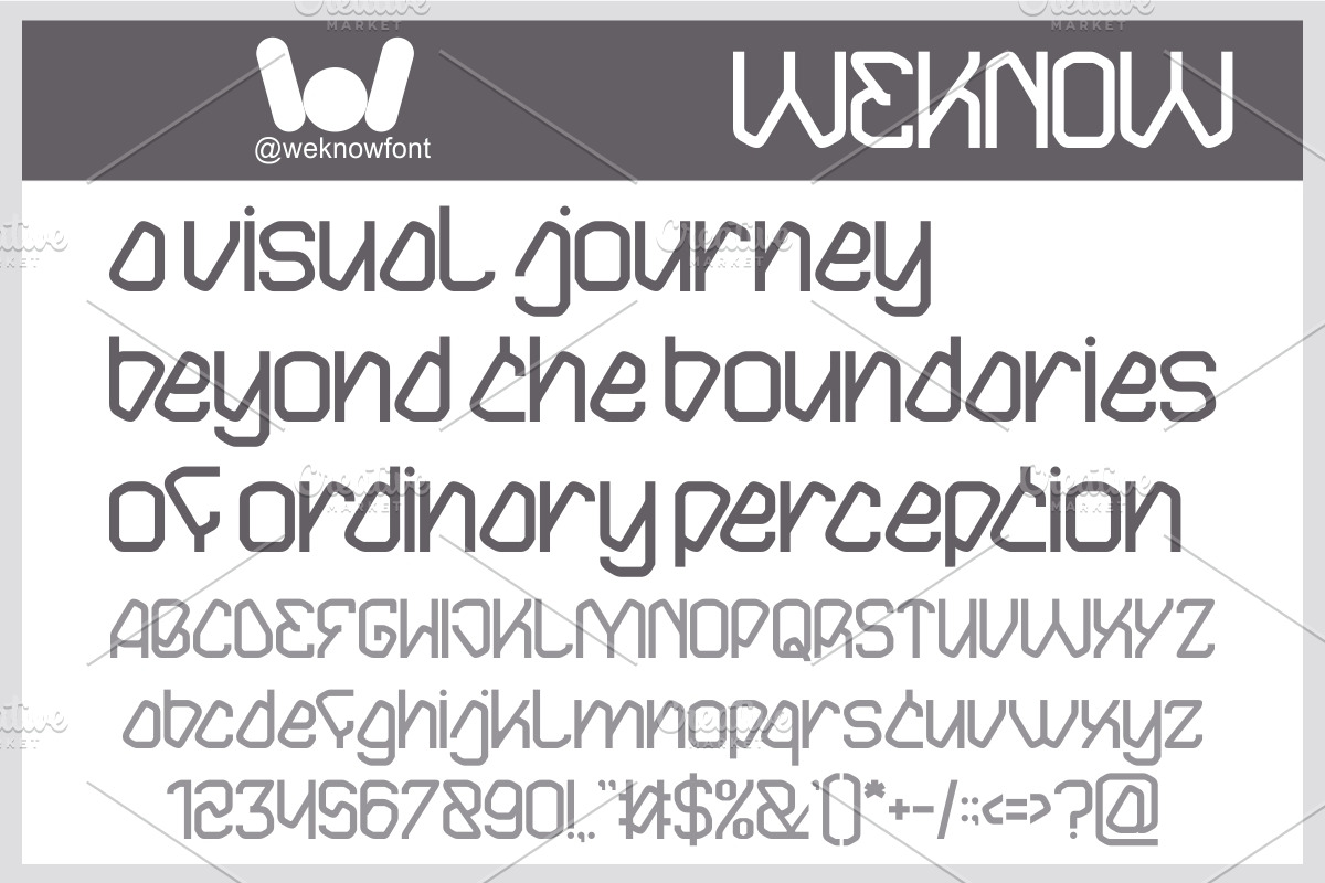 INTERDIMENSIONAL FONT, a Blackletter Font by weknow (Photo 2 of 8)