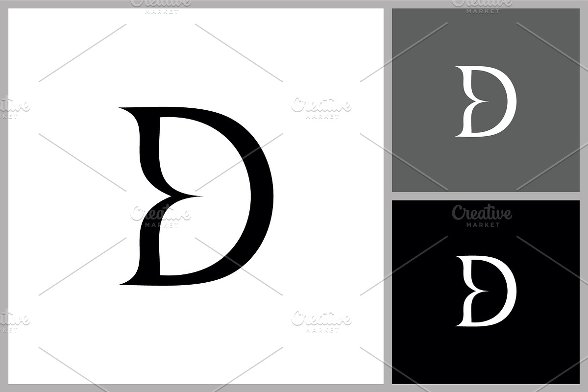 Stylized Letter D Symbol, a Branding & Logo Template by quadrazo (Photo 1 of 2)