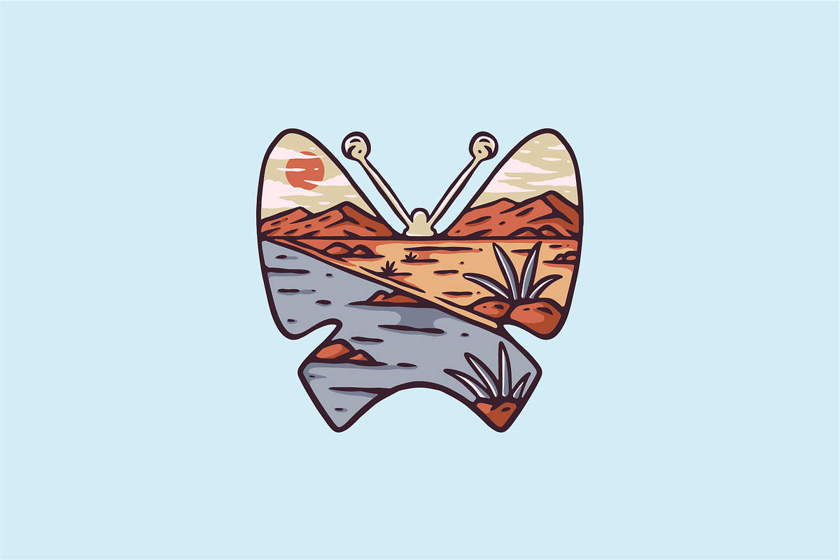 A Beautiful Nature Landscape Within, an Object Illustration by nomlimo.com (Photo 1 of 2)