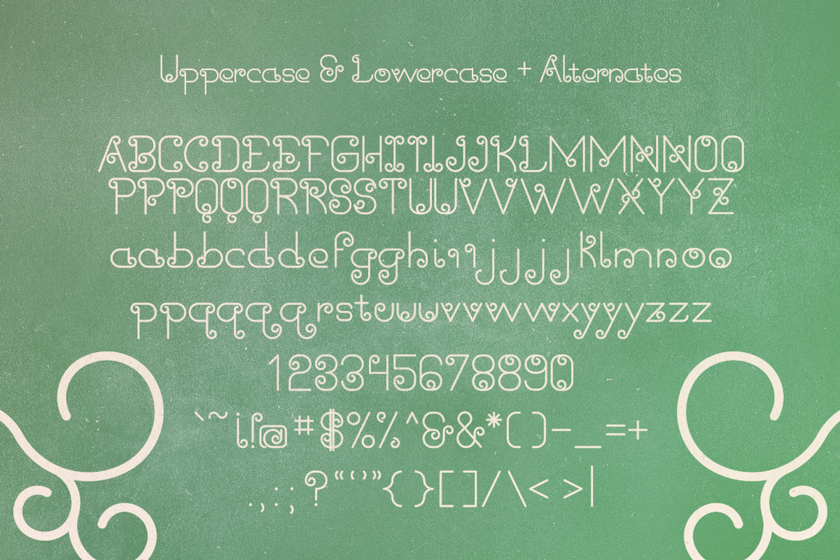 Beaux Typeface + Extras preview 6