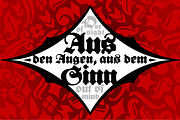 Bernard Fraktur, a Blackletter Font by Stefan Chirila (Thumbnail 6 of 18)