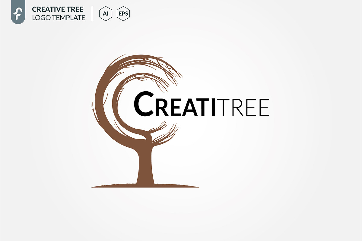 Creative Tree Logo, a Branding & Logo Template by ft.studio
