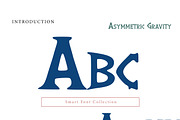 Asymmetric Gravity, a Serif Font by Wow Magic (Thumbnail 2 of 3)