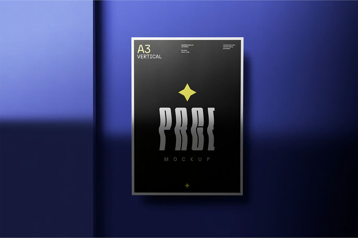Poster mockup, an Advertising Mockup by megostudi0 (Photo 5 of 7)