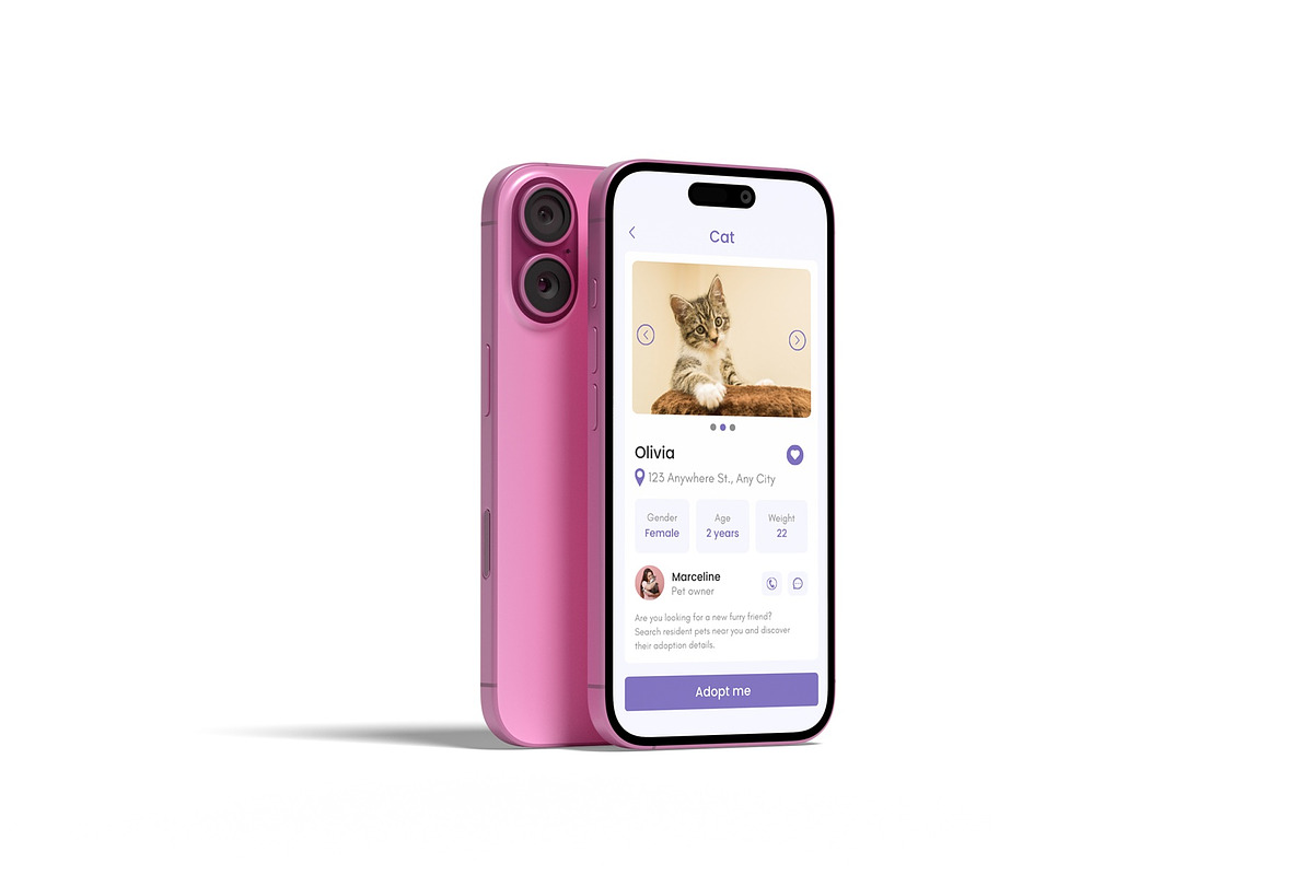 iPhone 16 Mockup, an iPhone Mockup by suciamairastd (Photo 4 of 5)