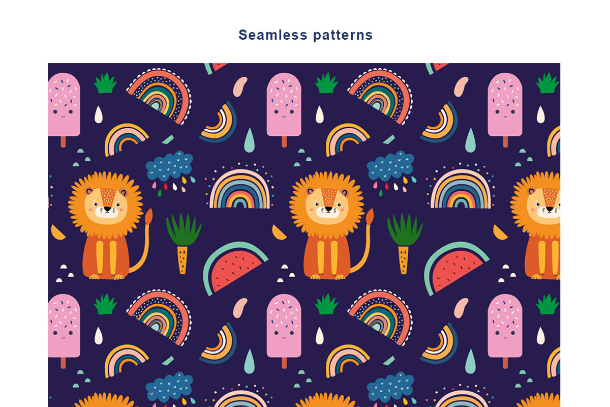 African animals baby collection, an Animal Illustration by MoleskoStudio (Photo 10 of 13)
