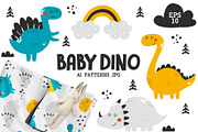 Baby Dinosaurs - Cute Characters, a Decorative Illustration by Sumacj (Thumbnail 1 of 6)