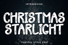 Christmas Starlight | Script Font