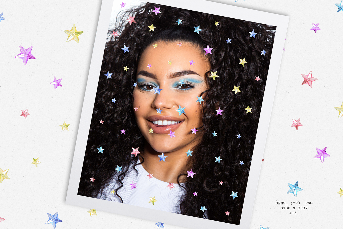 Rhinestone and Gem Photo Overlays, a Texture Graphic by Yana Lesiuk (Photo 4 of 10)